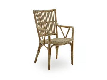 PIANO - Rattan chair with armrests by Sika Design - view 2
